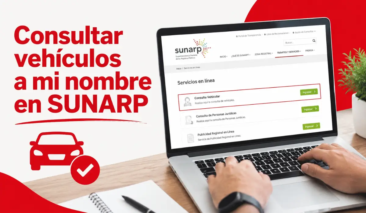 Consultar vehículos a mi nombre en SUNARP 2026